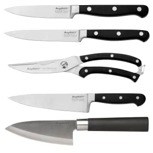 BergHOFF Essentials Stainless Steel 5Pc Cutlery Set Food Storage,Kitchen Storage