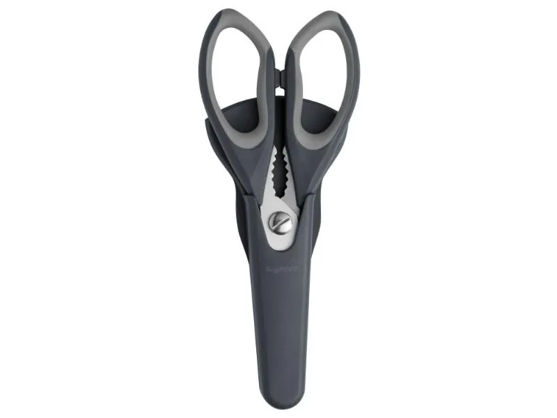 BergHOFF Essentials Stainless Steel Scissors with Magnetic Sleeve Food Storage,Kitchen Storage