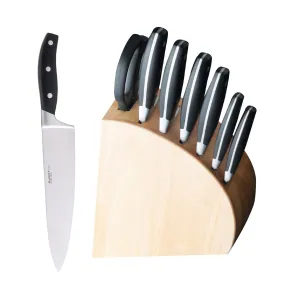 BergHOFF Forged 8Pc Stainless Steel Cutlery Set with Block Food Storage,Kitchen Storage