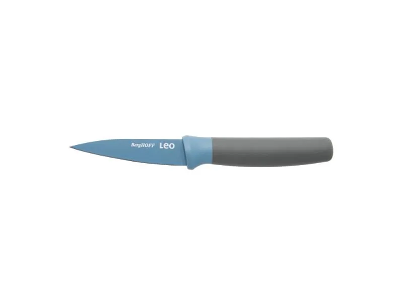 BergHOFF Leo 3.25" Stainless Steel Paring Knife, Blue Food Storage,Kitchen Storage
