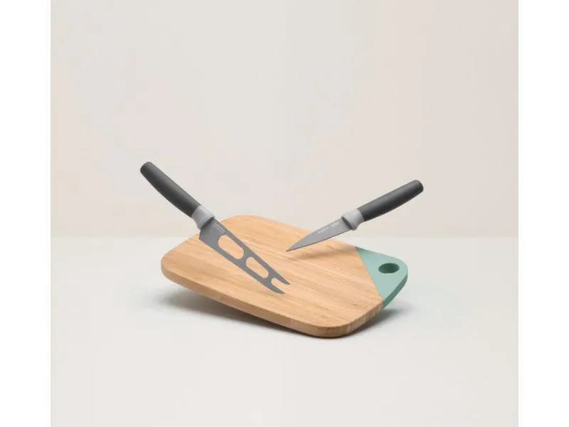 BergHOFF Leo 3Pc Knife and Cutting Board Set