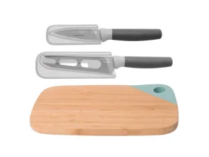 BergHOFF Leo 3Pc Knife and Cutting Board Set Food Storage,Kitchen Storage