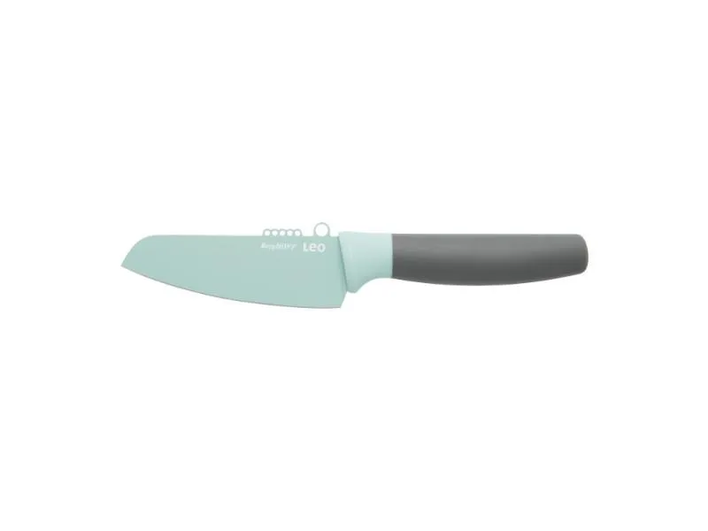 BergHOFF Leo 4.25" Stainless Steel Vegetable Knife with Zester, Mint Food Storage,Kitchen Storage