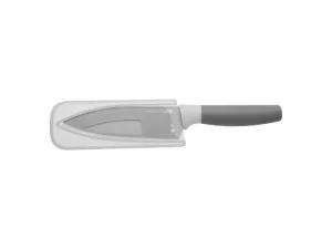 BergHOFF Leo 5.5" Stainless Steel Chef Knife with Herb Stripper, Gray Food Storage,Kitchen Storage