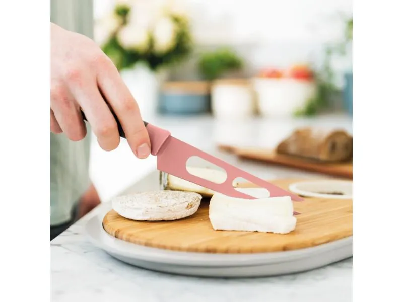 BergHOFF Leo 5" Stainless Steel Cheese Knife, Pink