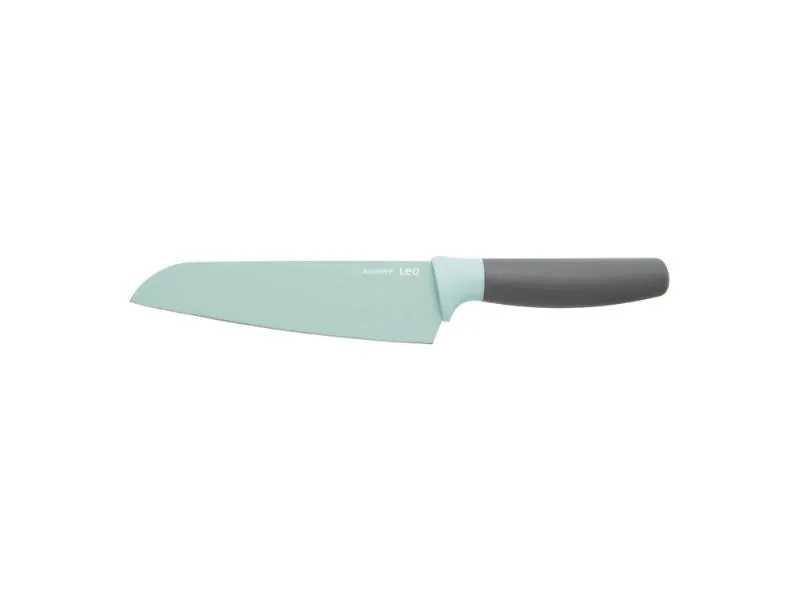 BergHOFF Leo 6.75" Stainless Steel Santoku Knife, Mint Food Storage,Kitchen Storage
