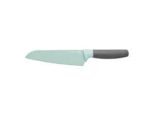 BergHOFF Leo 6.75" Stainless Steel Santoku Knife, Mint Food Storage,Kitchen Storage