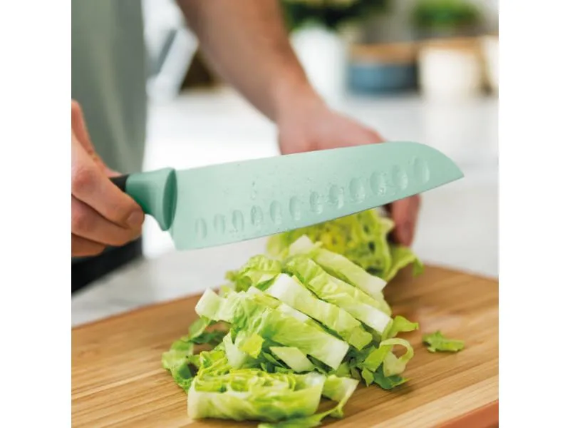 BergHOFF Leo 6.75" Stainless Steel Santoku Knife, Mint