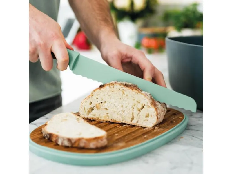 BergHOFF Leo 9" Stainless Steel Bread Knife, Mint