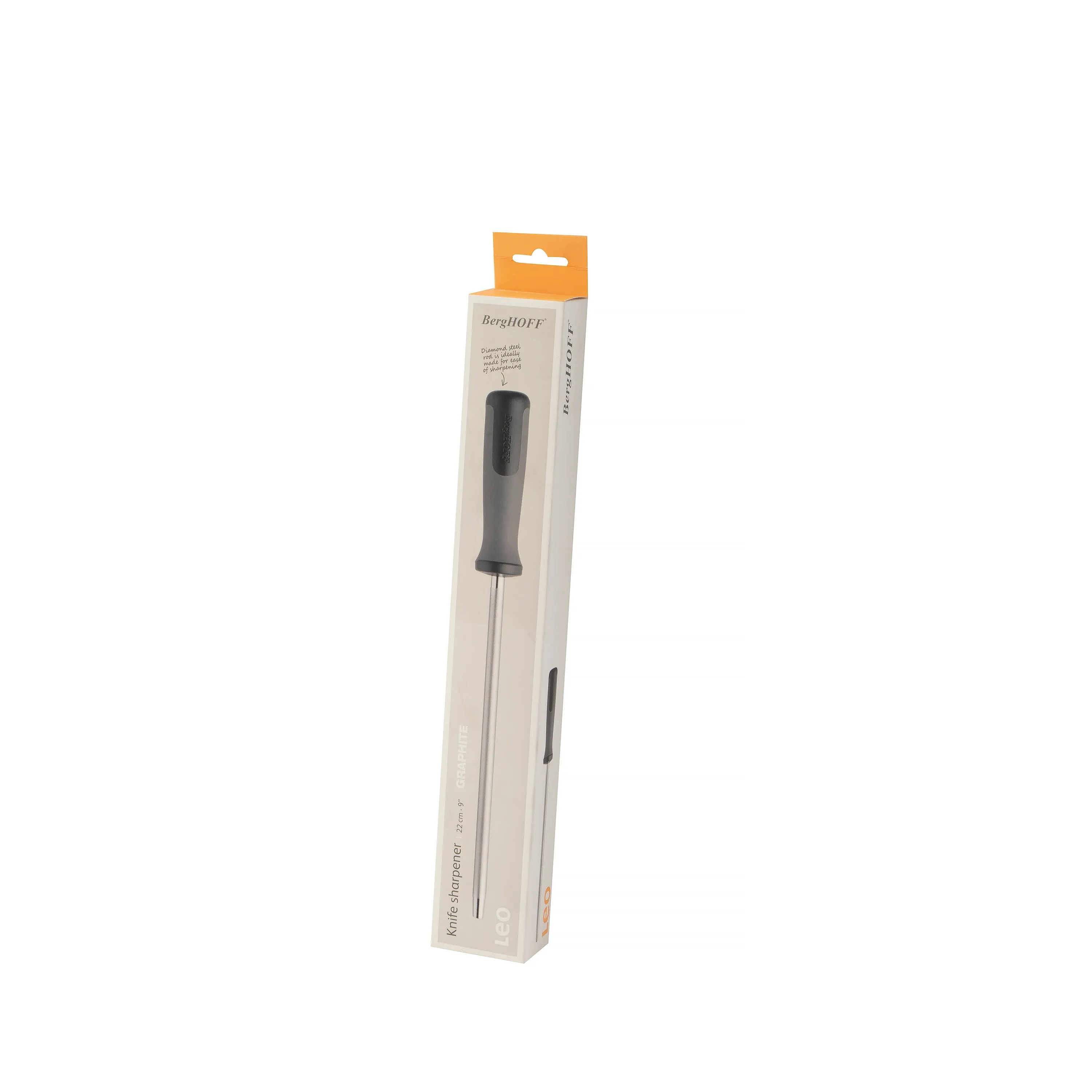 BergHOFF Leo Graphite 8" Stainless Steel Knife Sharpener