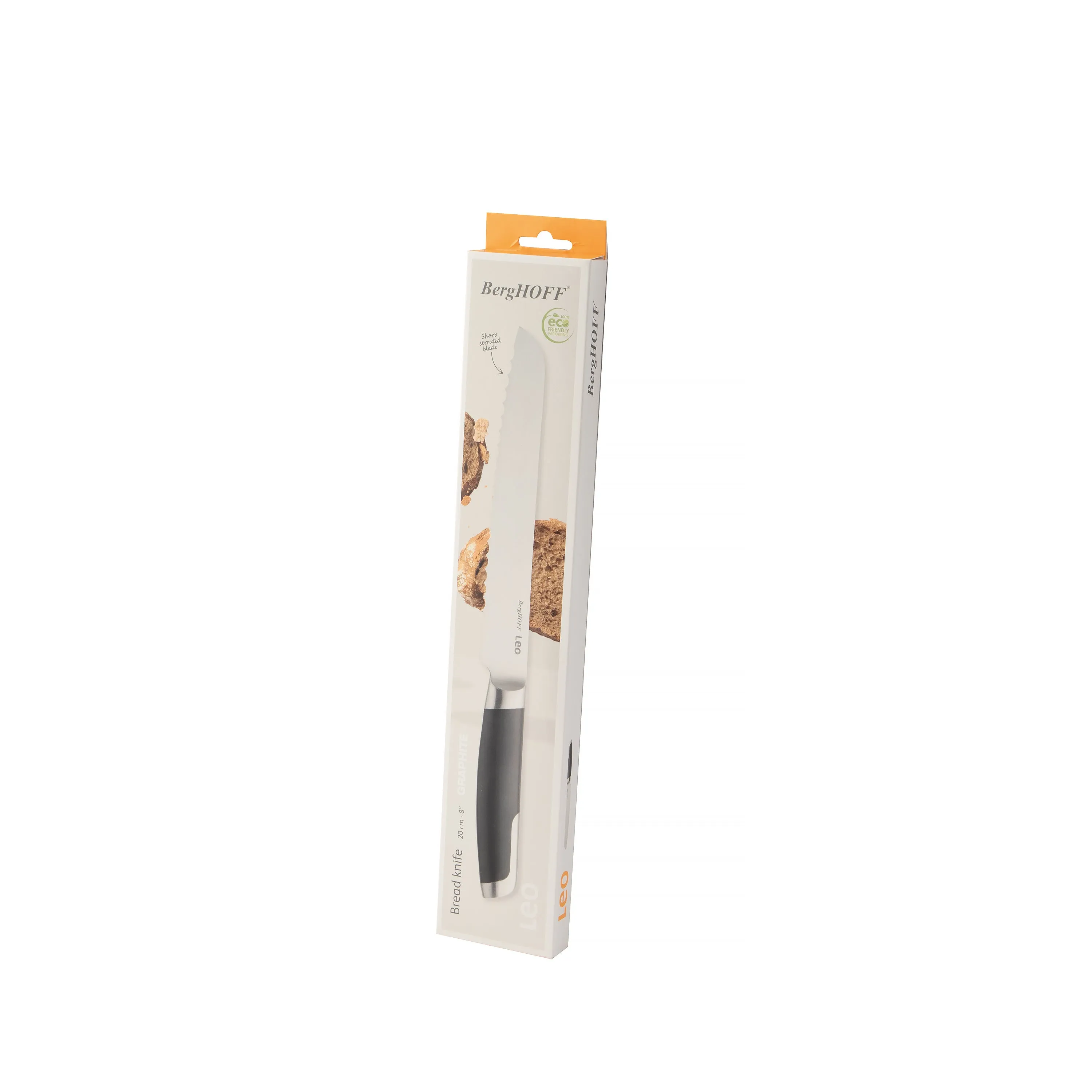 BergHOFF Leo Graphite Stainless Steel Bread Knife 8"