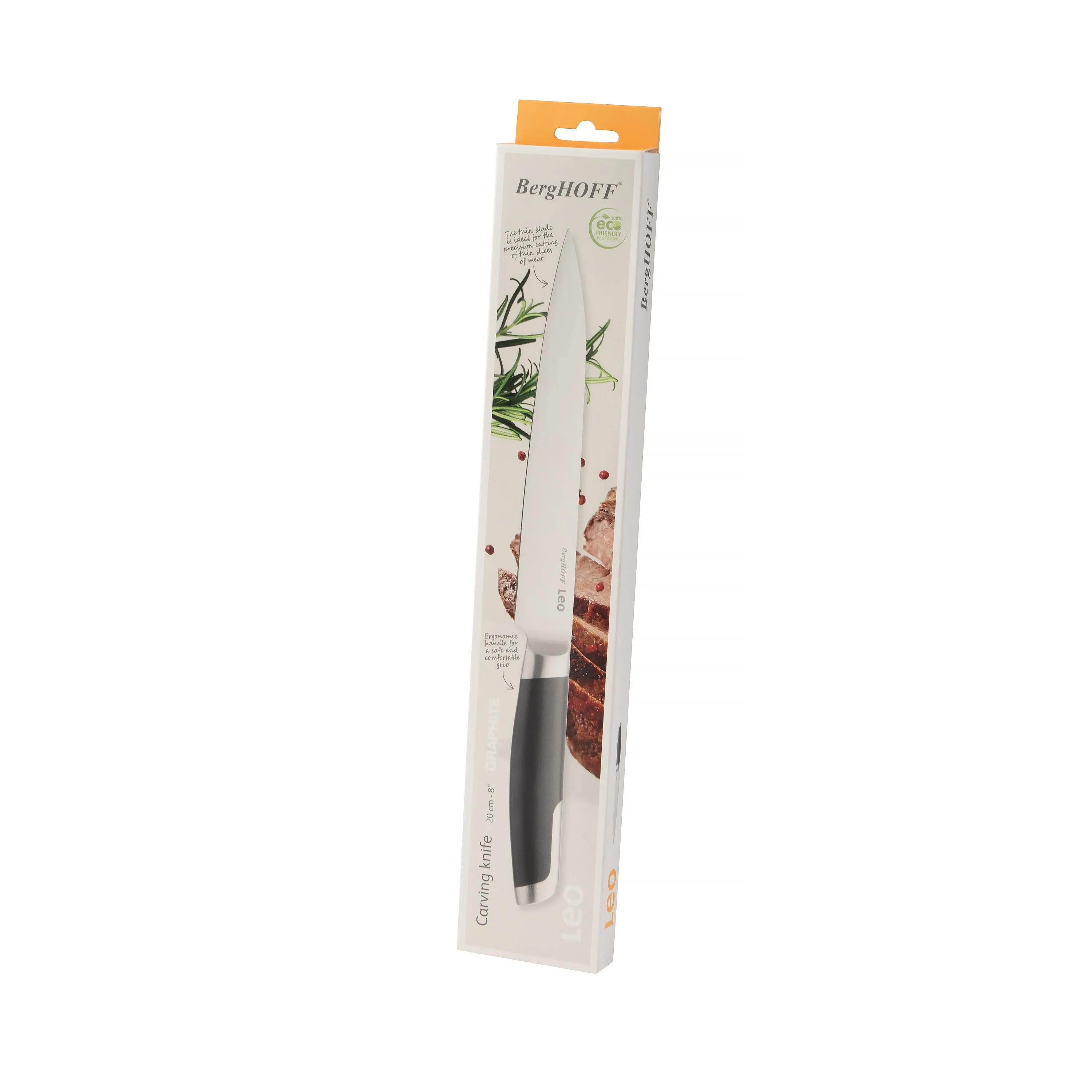 BergHOFF Leo Graphite Stainless Steel Carving Knife 8"
