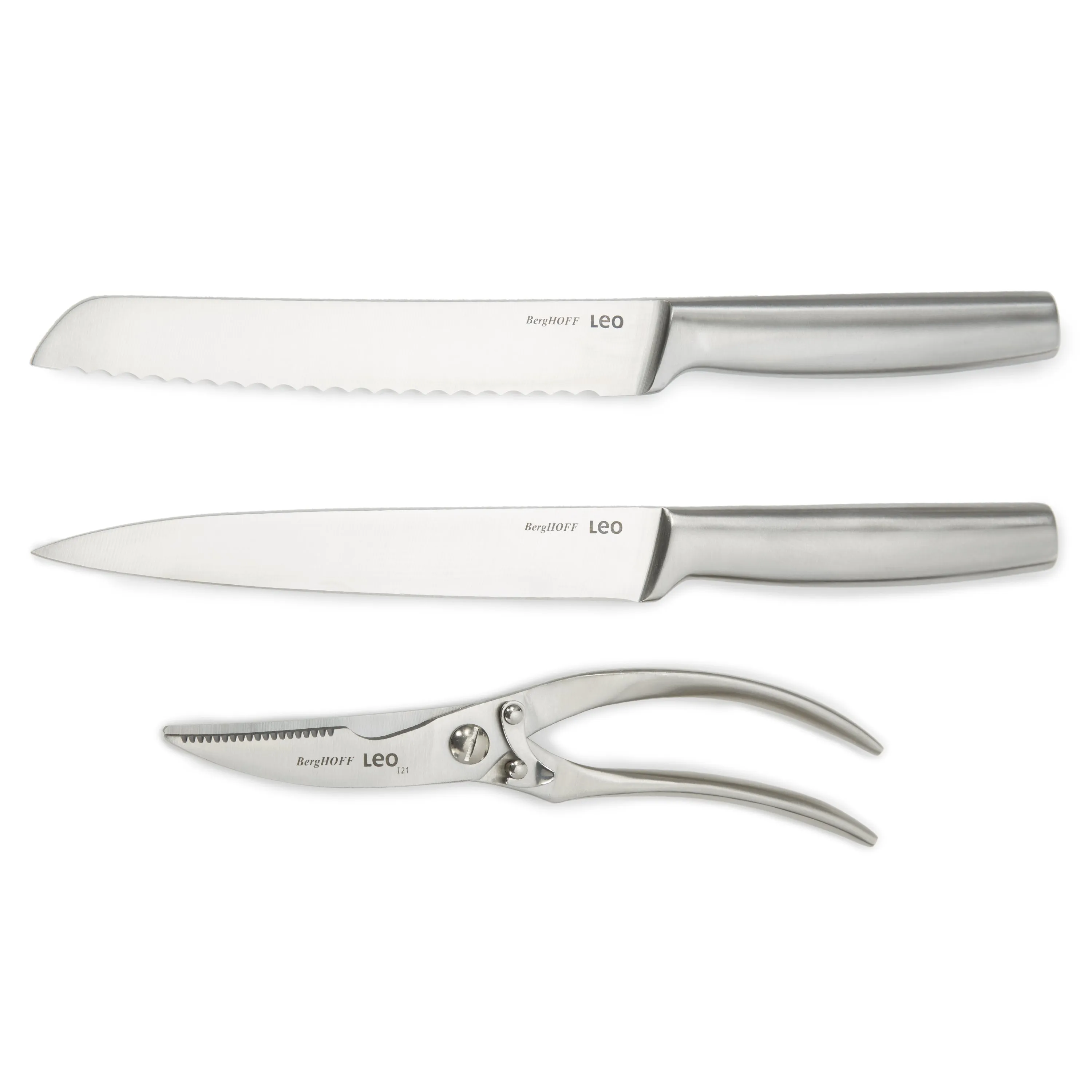 BergHOFF Leo Legacy 3Pc Stainless Steel Cutlery Set Food Storage,Kitchen Storage