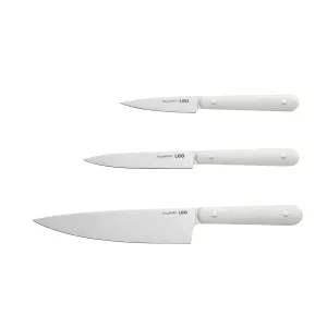 BergHOFF Leo Spirit Stainless Steel 3Pc Starter Knife Set Food Storage,Kitchen Storage