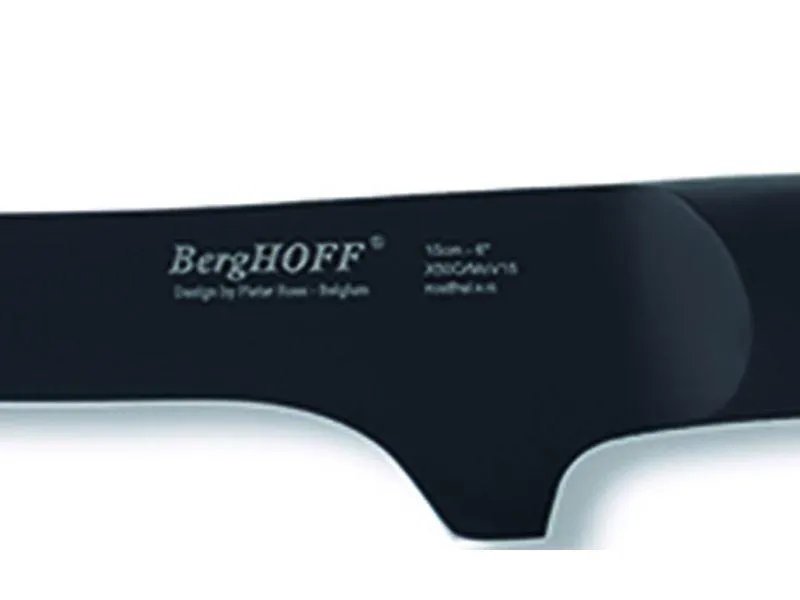 BergHOFF Ron 2pc Chef and Boning Knife Set, Black