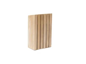 BergHOFF Ron 6" Wooden Knife Block Food Storage,Kitchen Storage