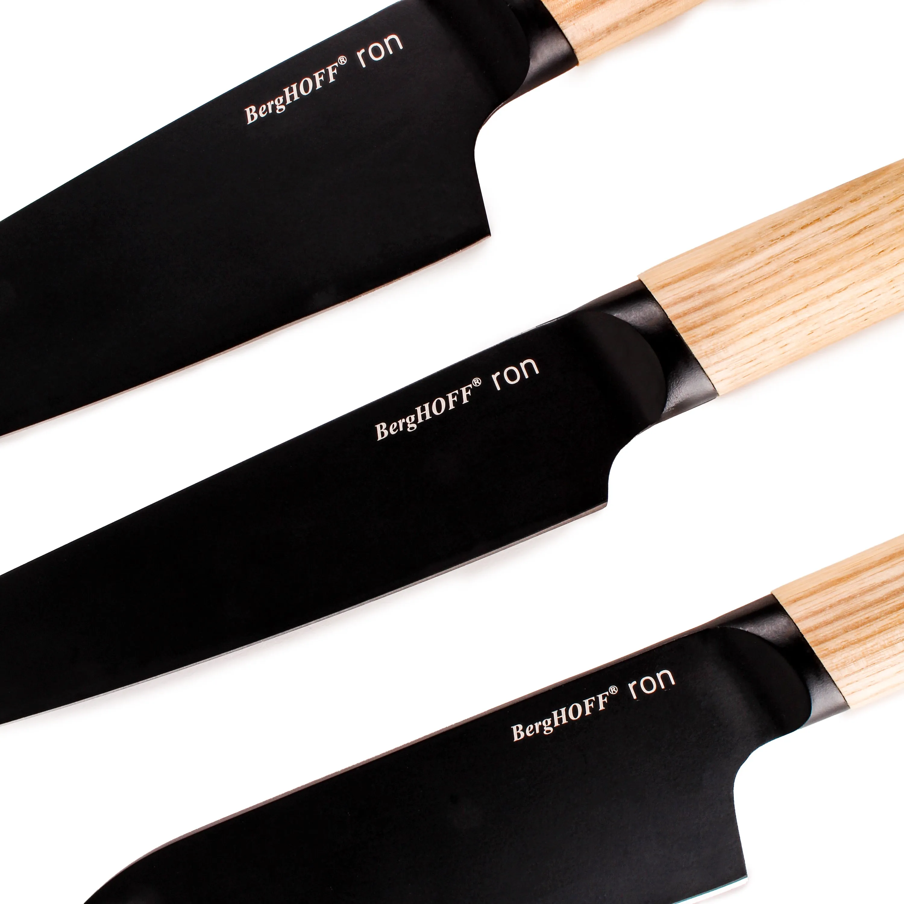 BergHOFF Ron Stainless Steel 4pc Knife Set, Natural