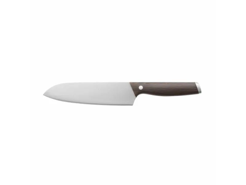 BergHOFF Rosewood 7" Stainless Steel Santoku Knife Food Storage,Kitchen Storage