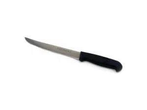 BergHOFF Soft Grip 8" Stainless Steel Scalloped Utility Slicer Food Storage,Kitchen Storage