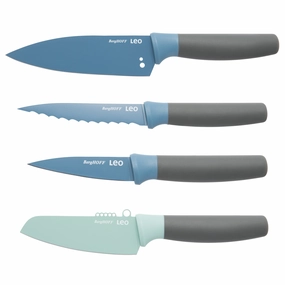 BergHOFF Leo 4Pc Kitchen Knife Set, Blue Food Storage,Kitchen Storage