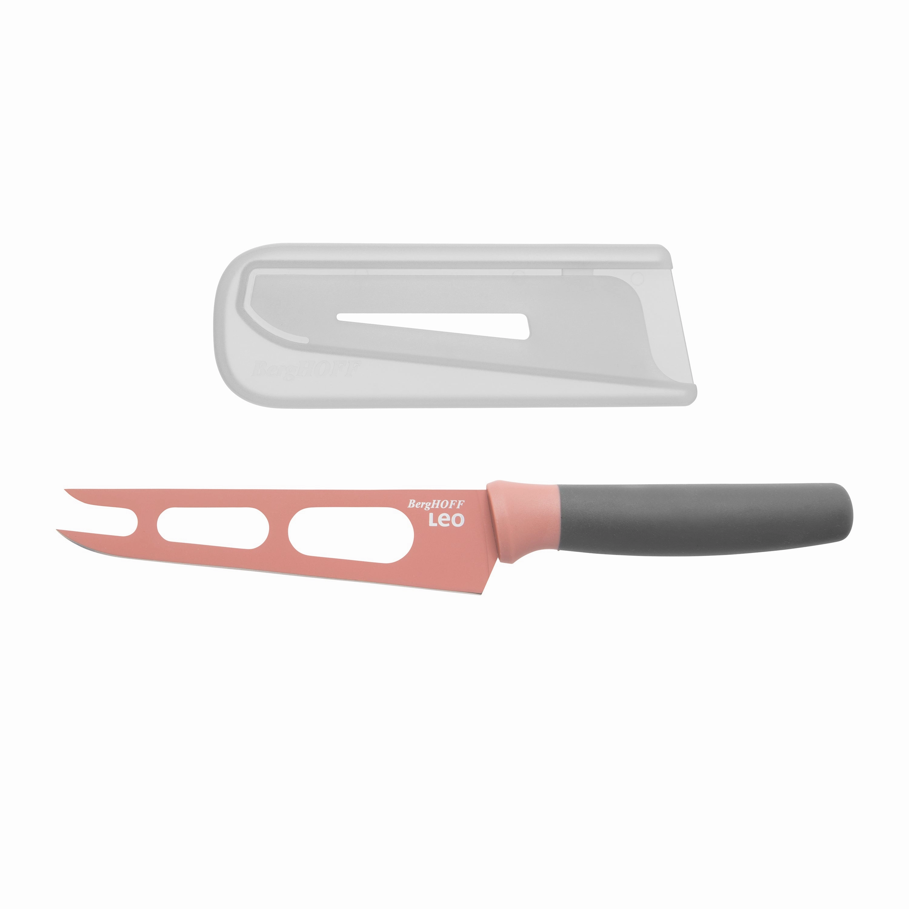 BergHOFF Leo 5Pc Cutlery & Board Prep Set, Pink, Green