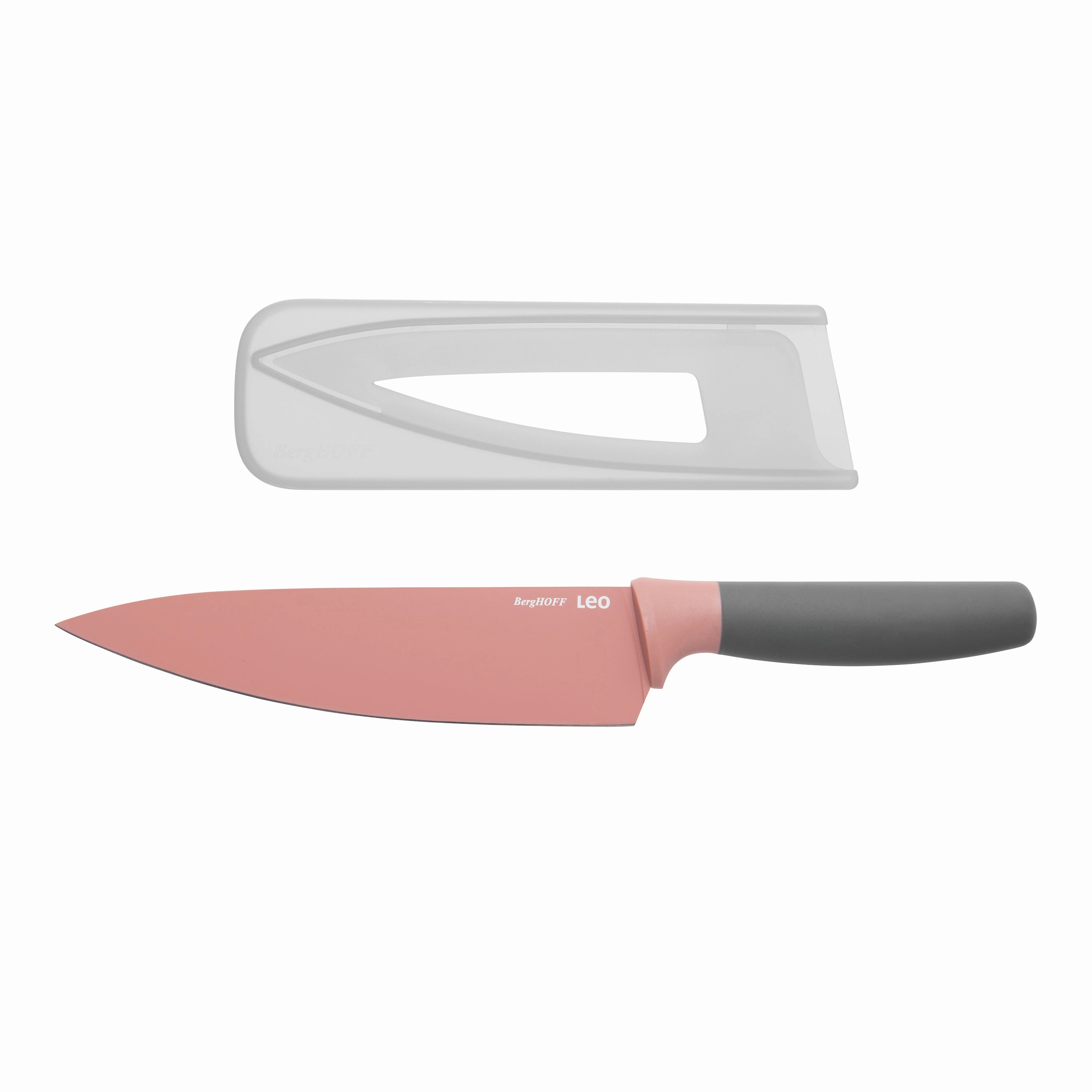 BergHOFF Leo 5Pc Cutlery & Board Prep Set, Pink, Green