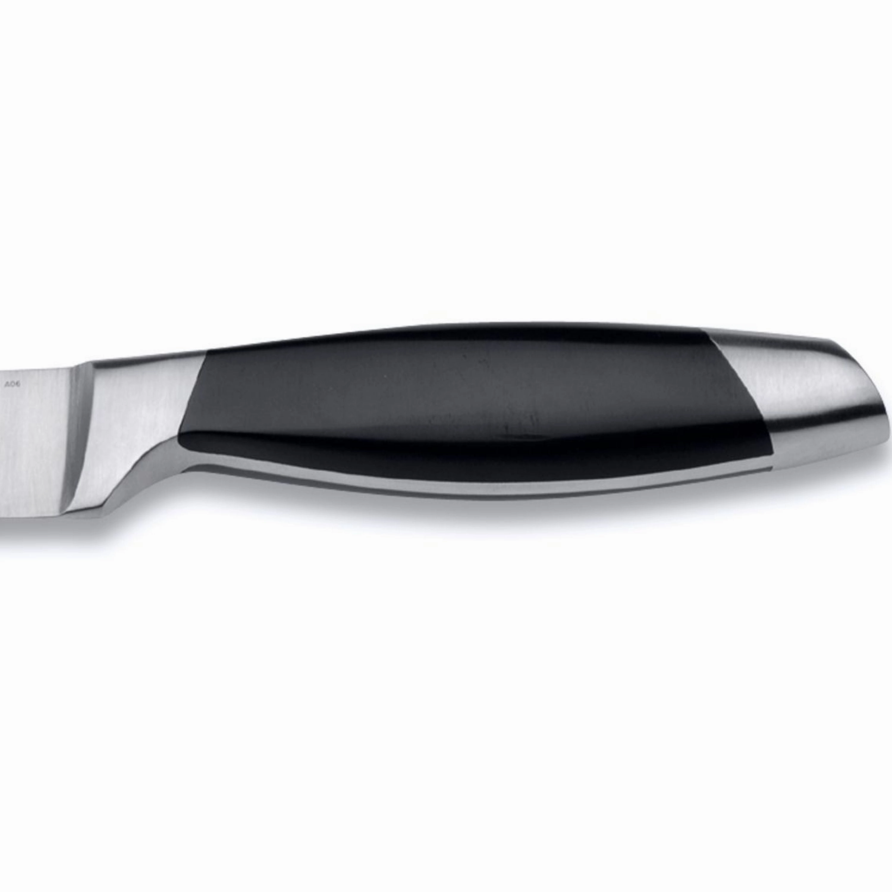 BergHOFF Moon 3-Pc Stainless Steel Cutlery Set Chef's Knife Serrated Bread Knife Poultry Shear PP Handle