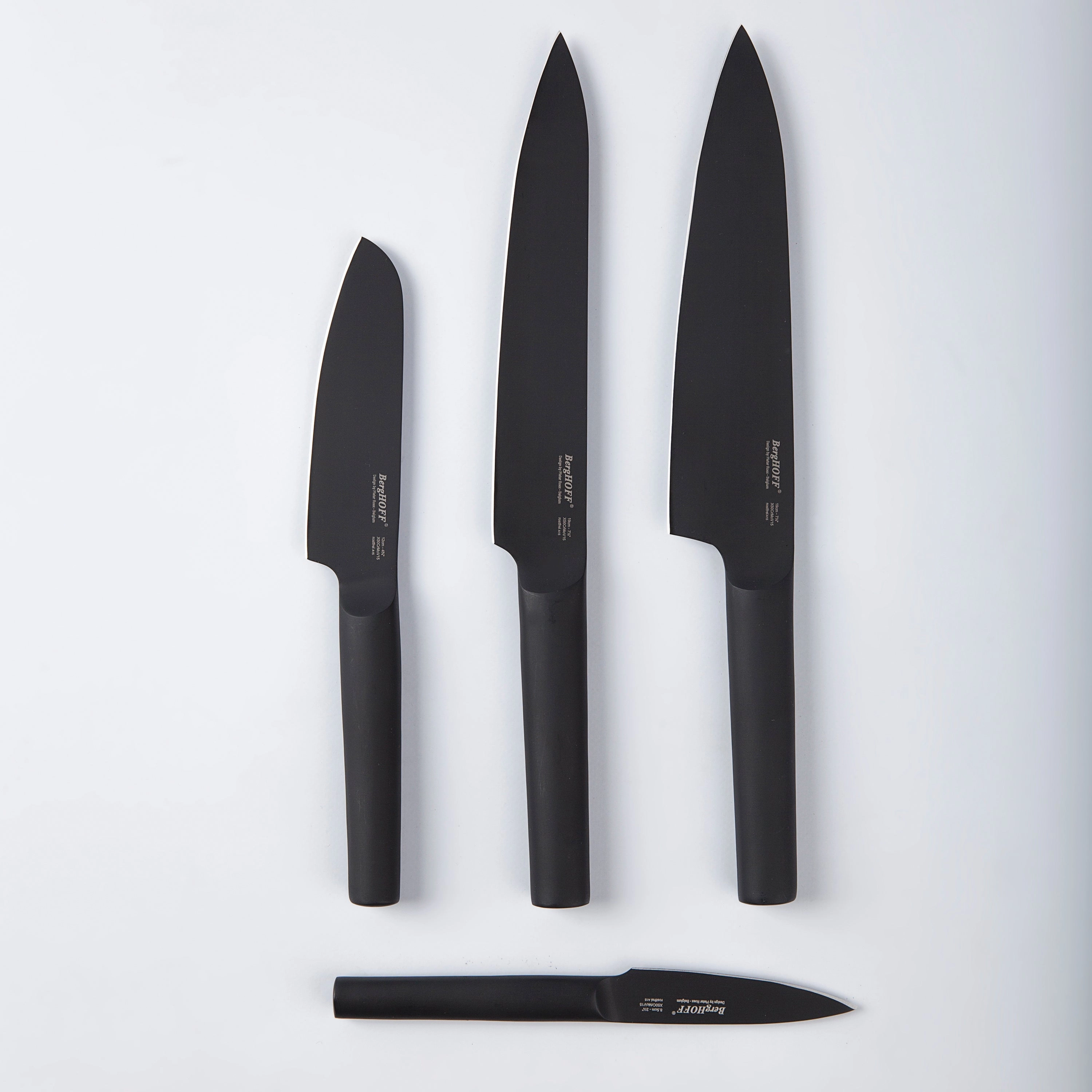 BergHOFF Ron 3.35" Stainless Steel Paring Knife, Black