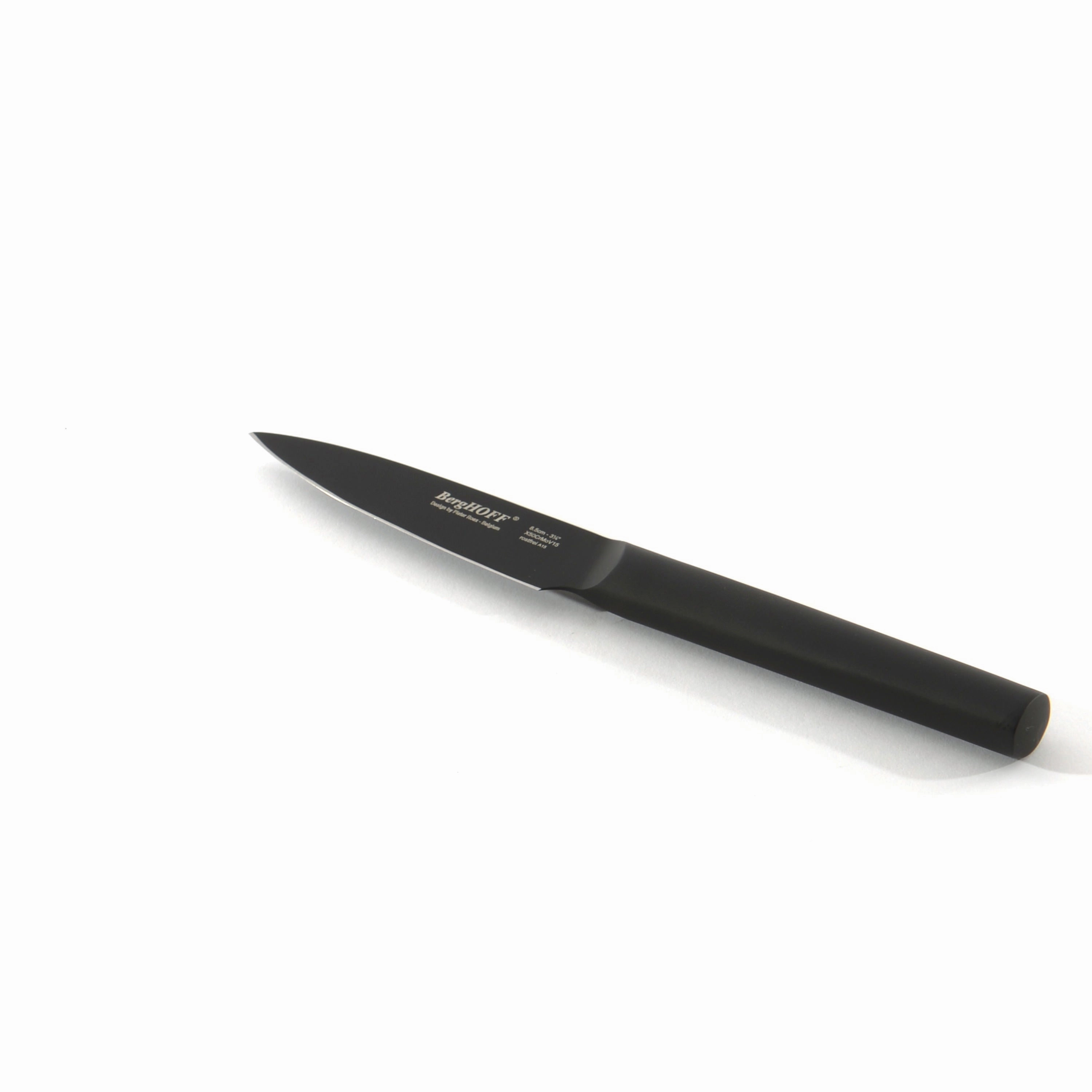 BergHOFF Ron 3.35" Stainless Steel Paring Knife, Black