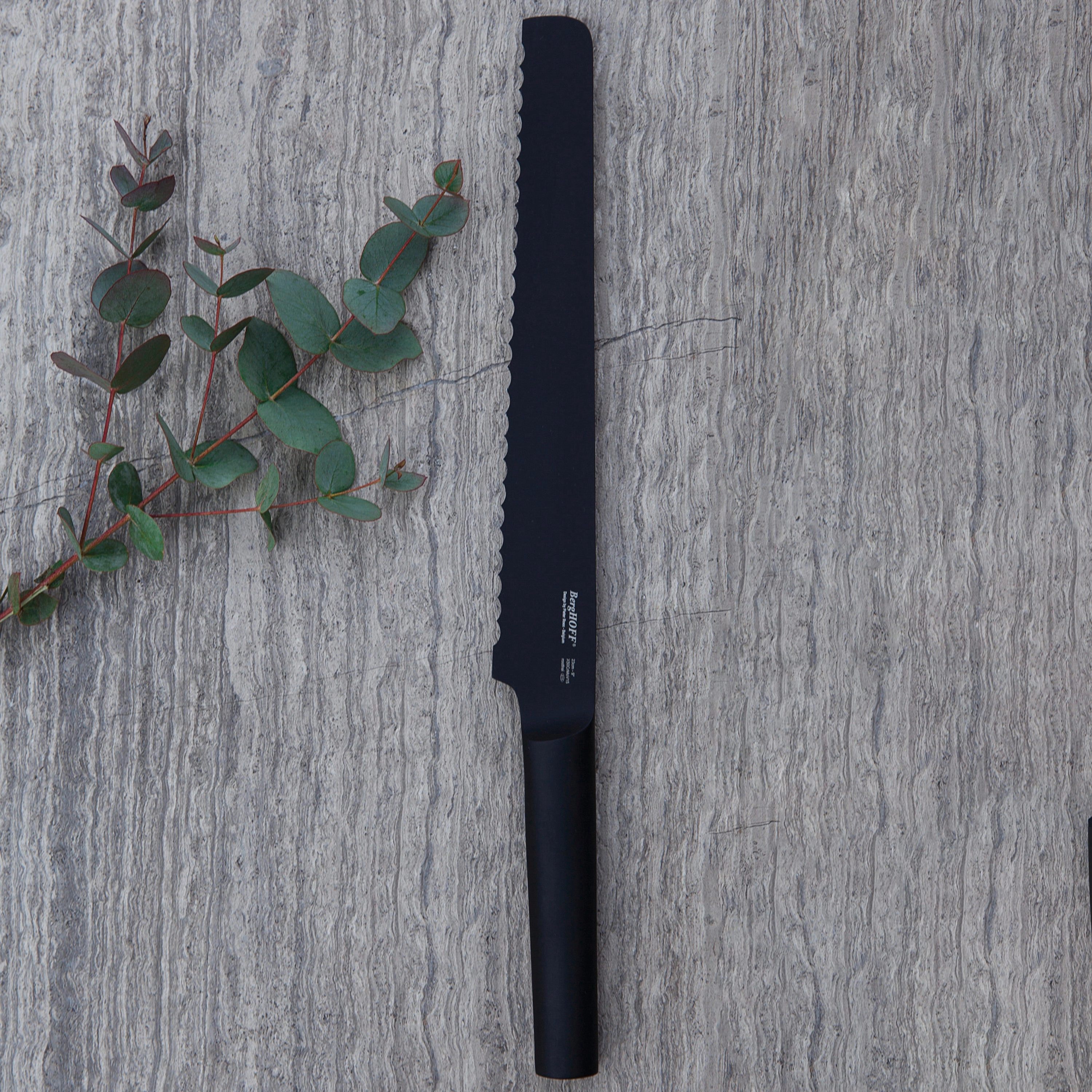 BergHOFF Ron 9" Bread Knife, Black