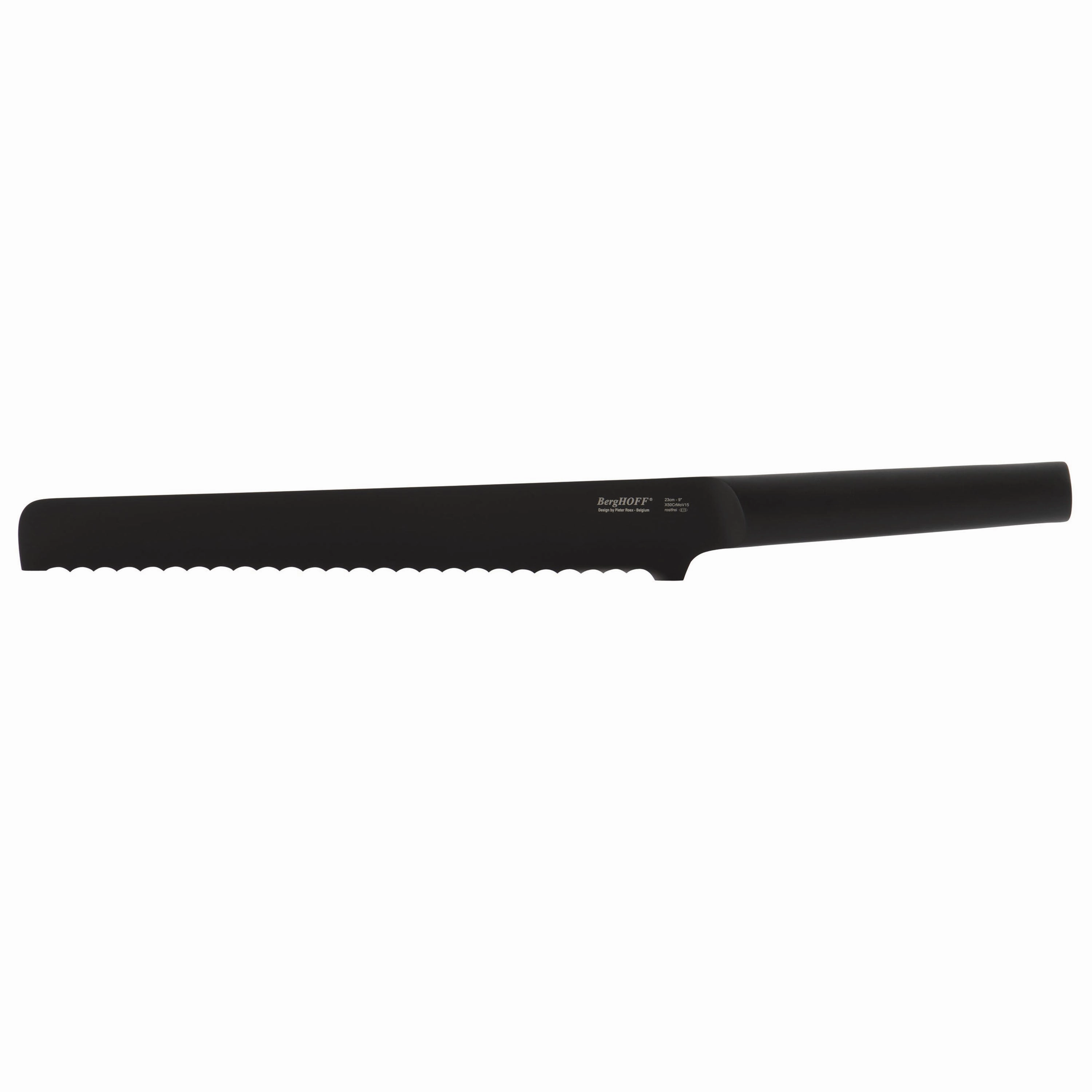 BergHOFF Ron 9" Bread Knife, Black Food Storage,Kitchen Storage