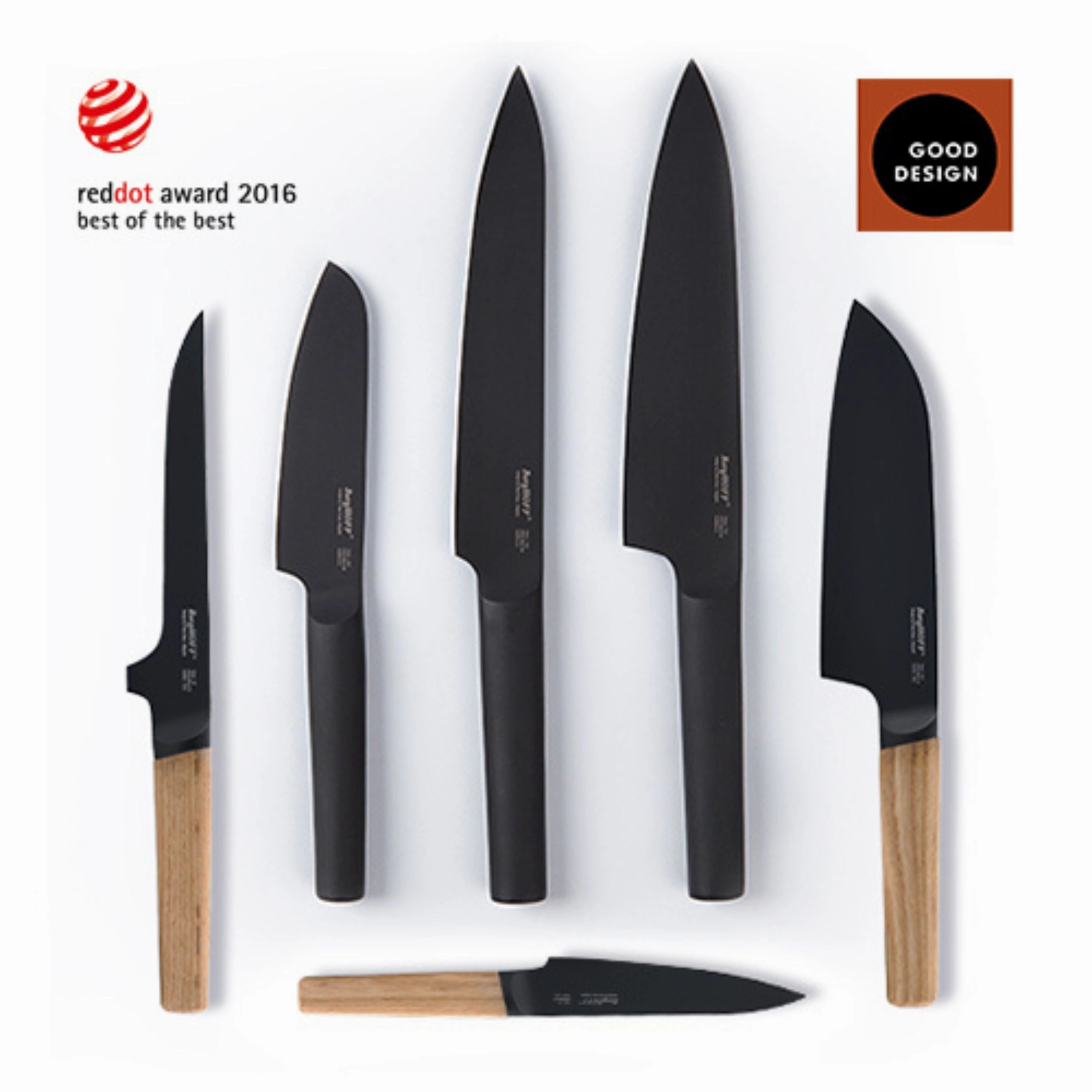 BergHOFF Ron Utility Knife, Black 5"
