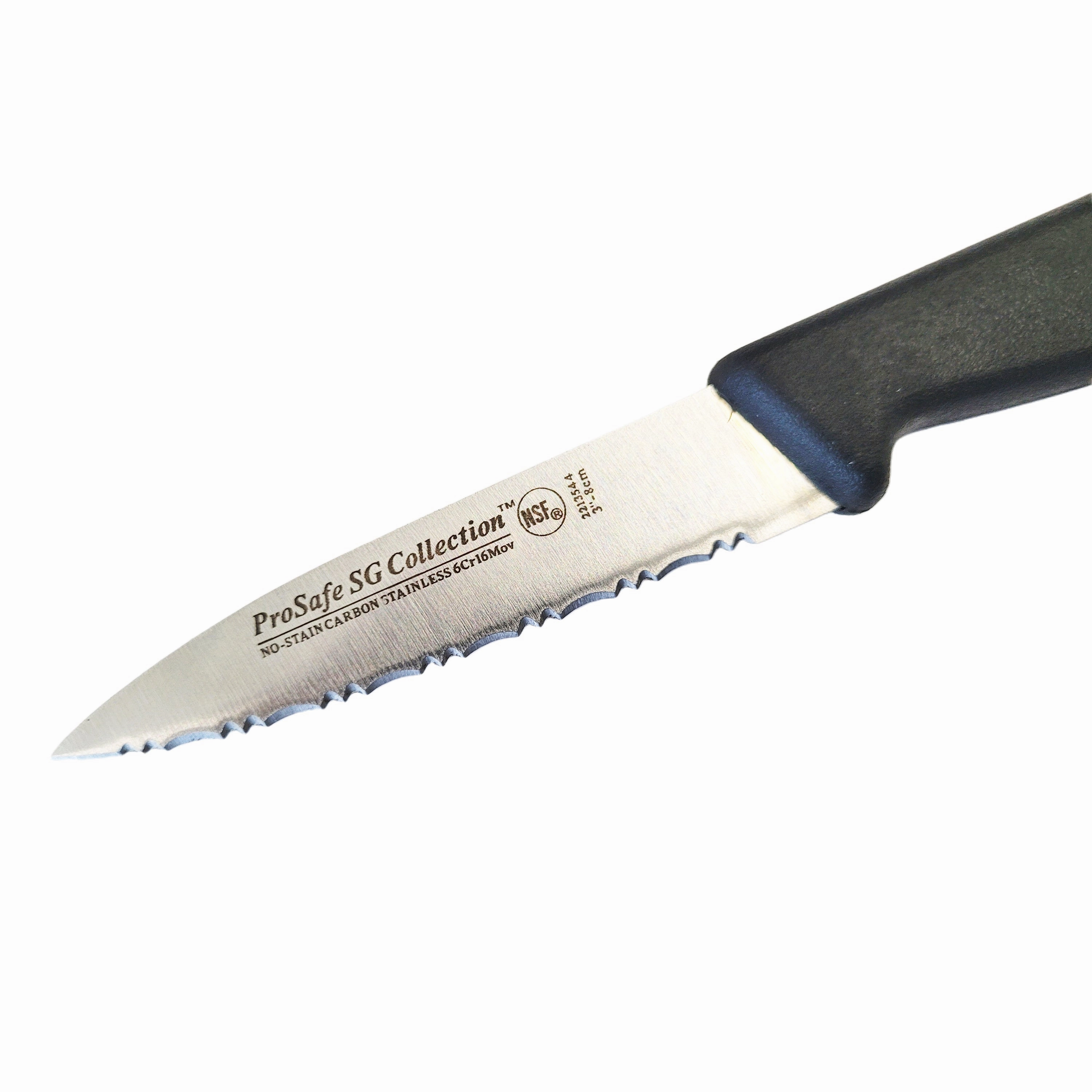 BergHOFF Soft Grip 3.25" High Chromium Non-Stain Carbon Steel Tapered Paring Knife