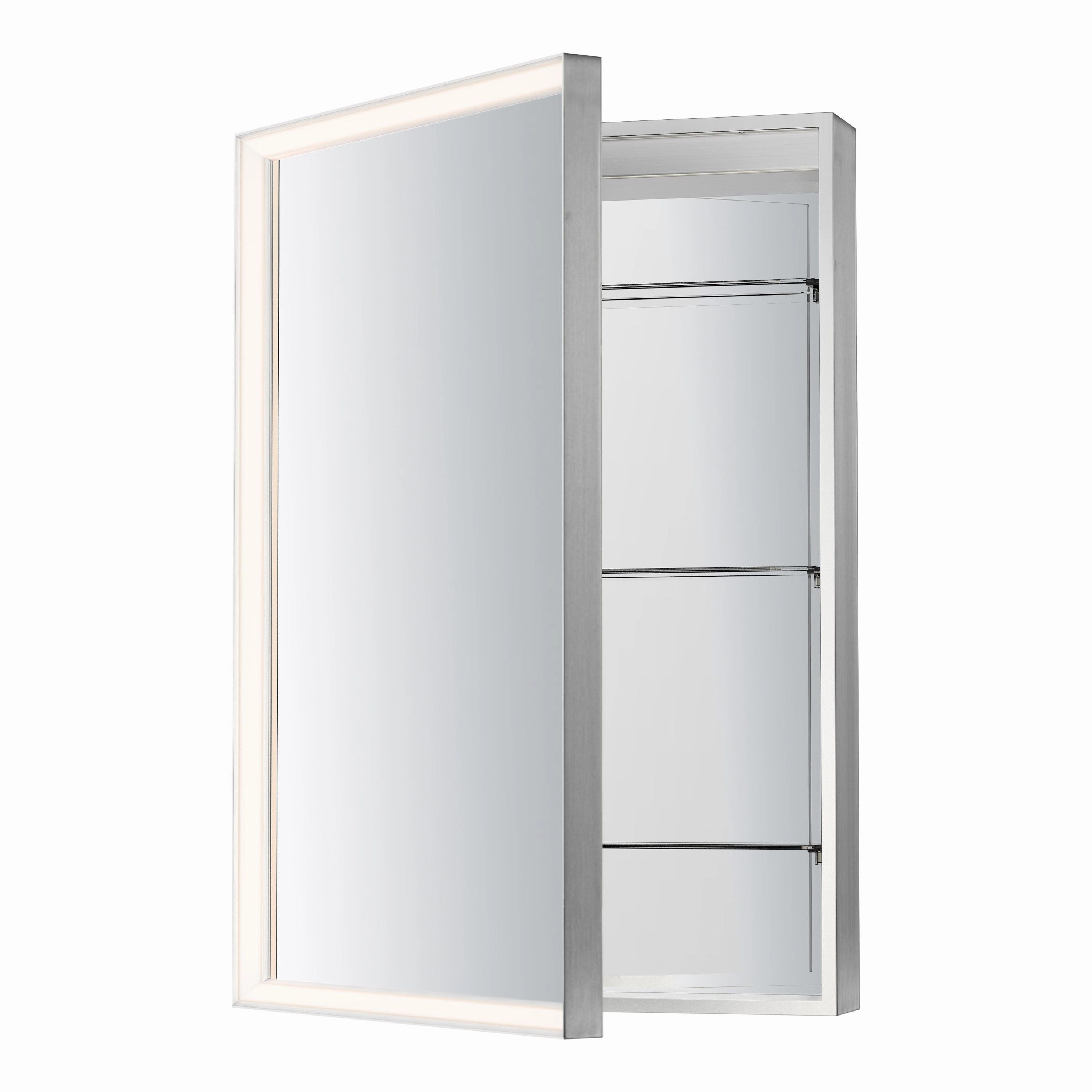 Bevel 24x36" Medicine Cabinet LED Mirror