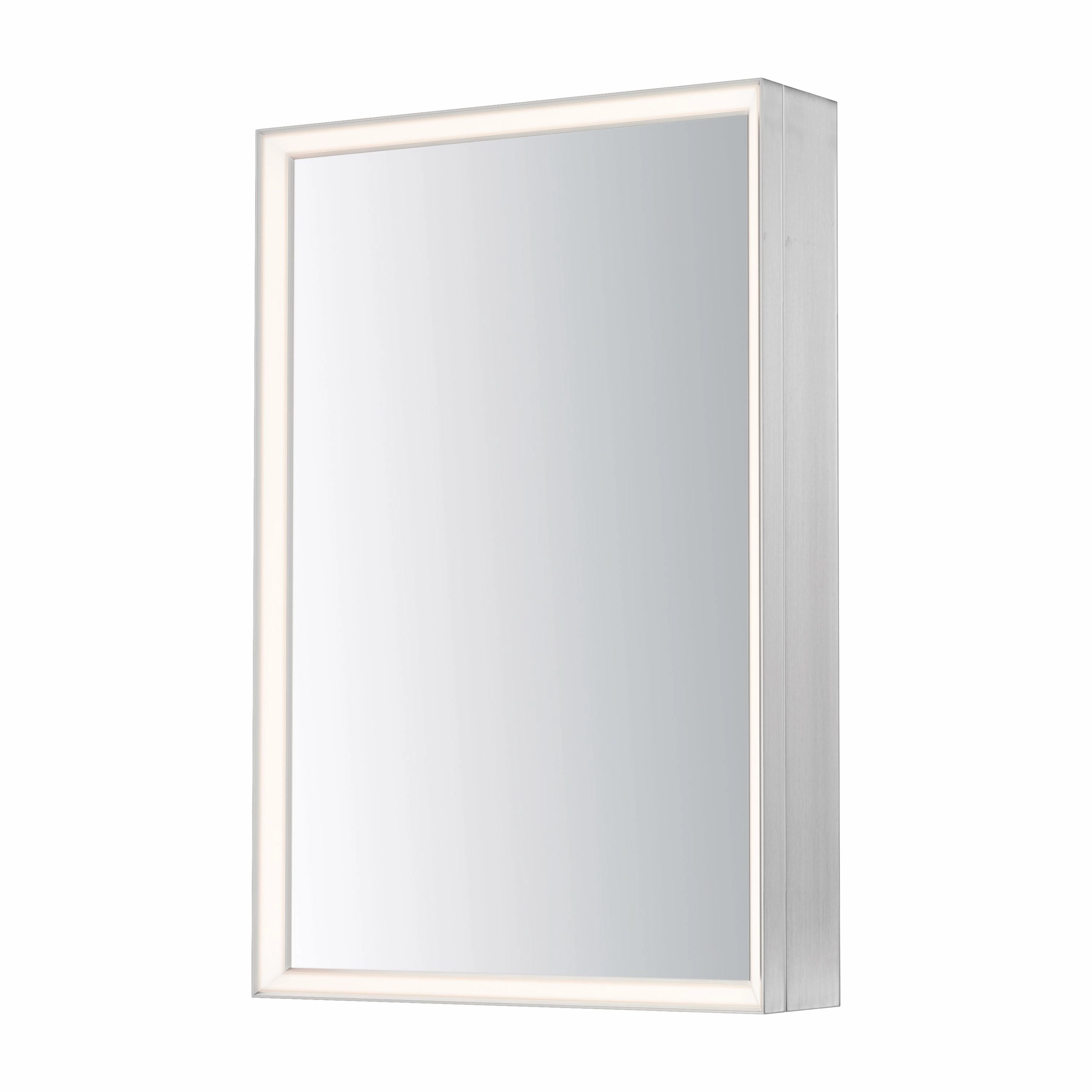 Bevel 24x36" Medicine Cabinet LED Mirror Wall Decor,modern wall decor set