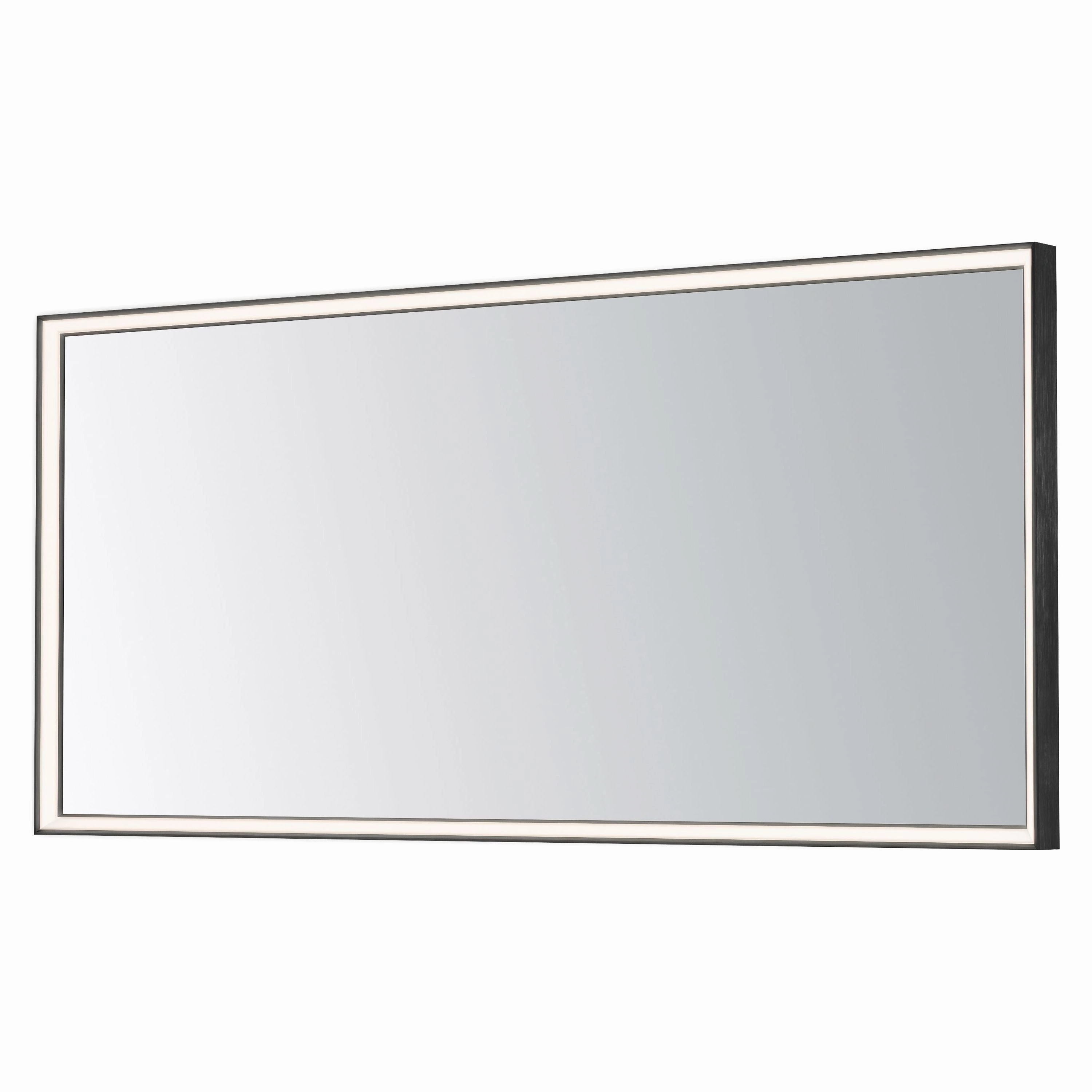 Bevel 60x28" LED Mirror Wall Decor,modern wall decor set