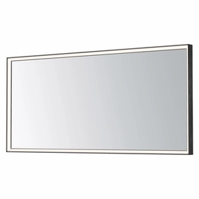 Bevel 60x28" LED Mirror Wall Decor,modern wall decor set