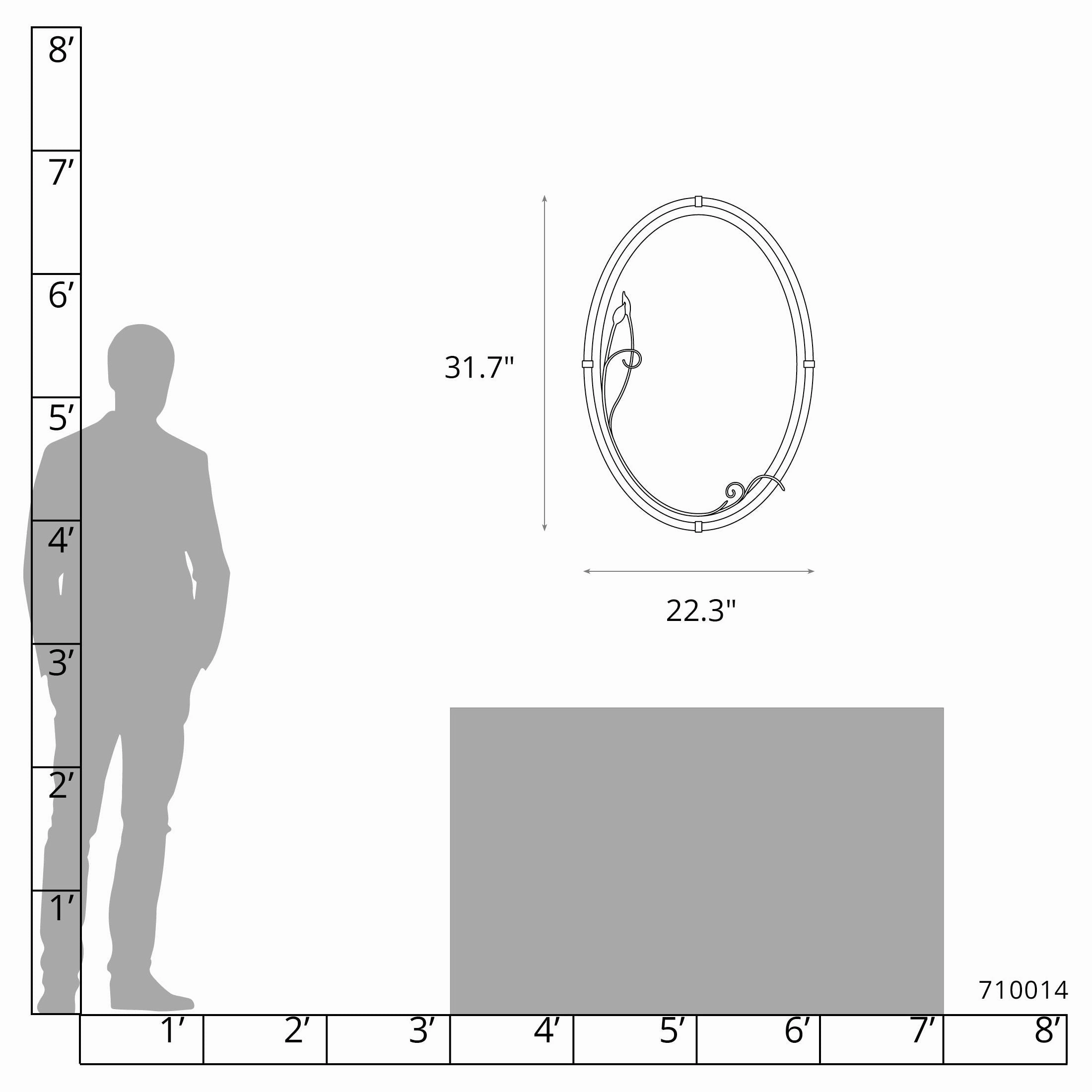 Beveled Oval Mirror with Leaf Mirrors,large decorative mirror