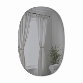 Beveled Oval Mirror Wall Decor,modern wall decor set