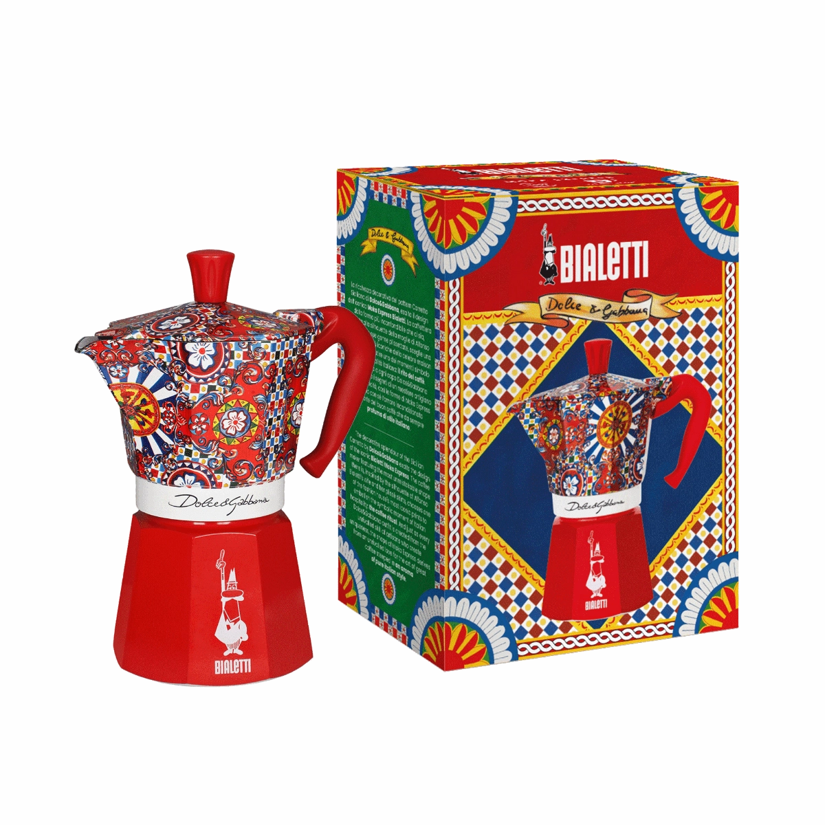 Bialetti Dolce&Gabbana Moka Express 6 Cups| Sicilian Cart