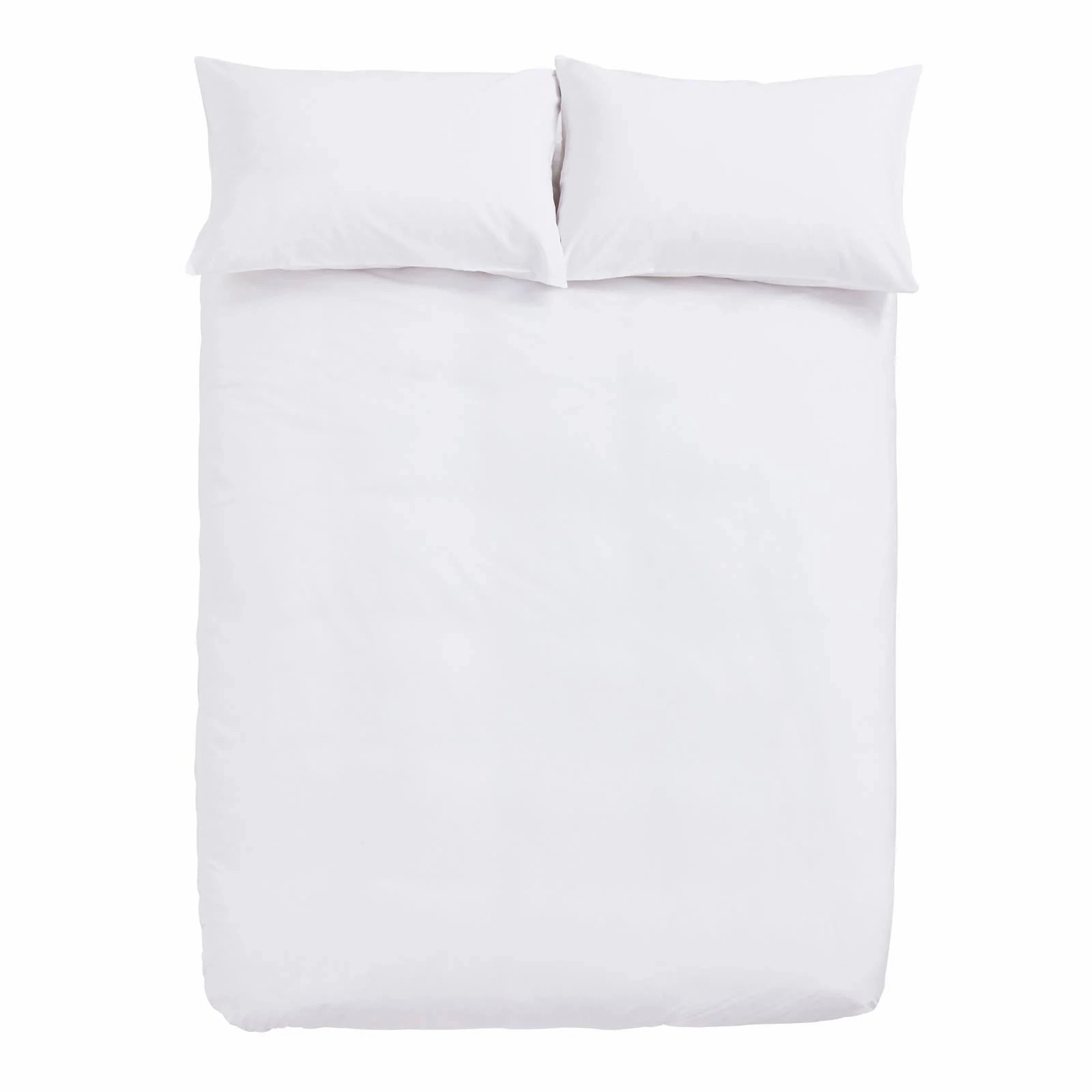 Bianca Fine Linens 200 Thread Count Temperature Controlling TENCEL Lyocell Duvet Cover Set White