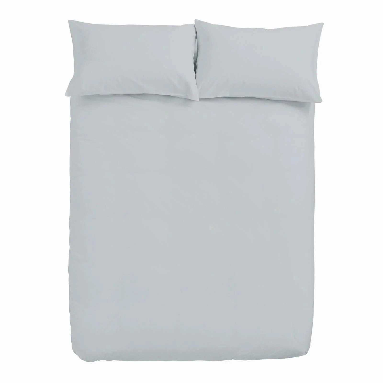 Bianca Fine Linens 200 Thread Count Temperature Controlling TENCEL Lyocell Duvet Cover Set with Pillowcases Silver Grey