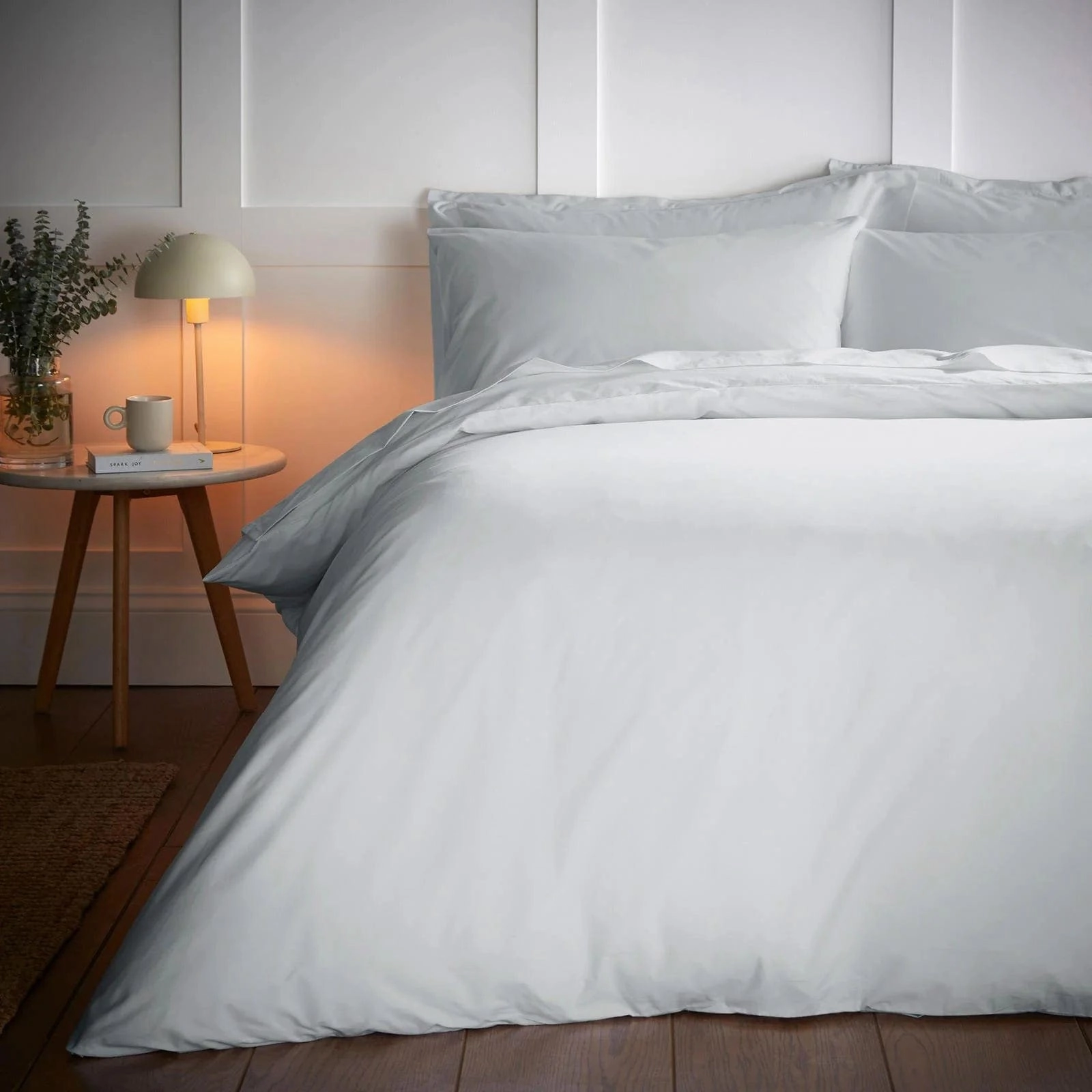 Bianca Fine Linens 200 Thread Count Temperature Controlling TENCEL Lyocell Duvet Cover Set with Pillowcases Silver Grey Bedding,luxury bedding sets