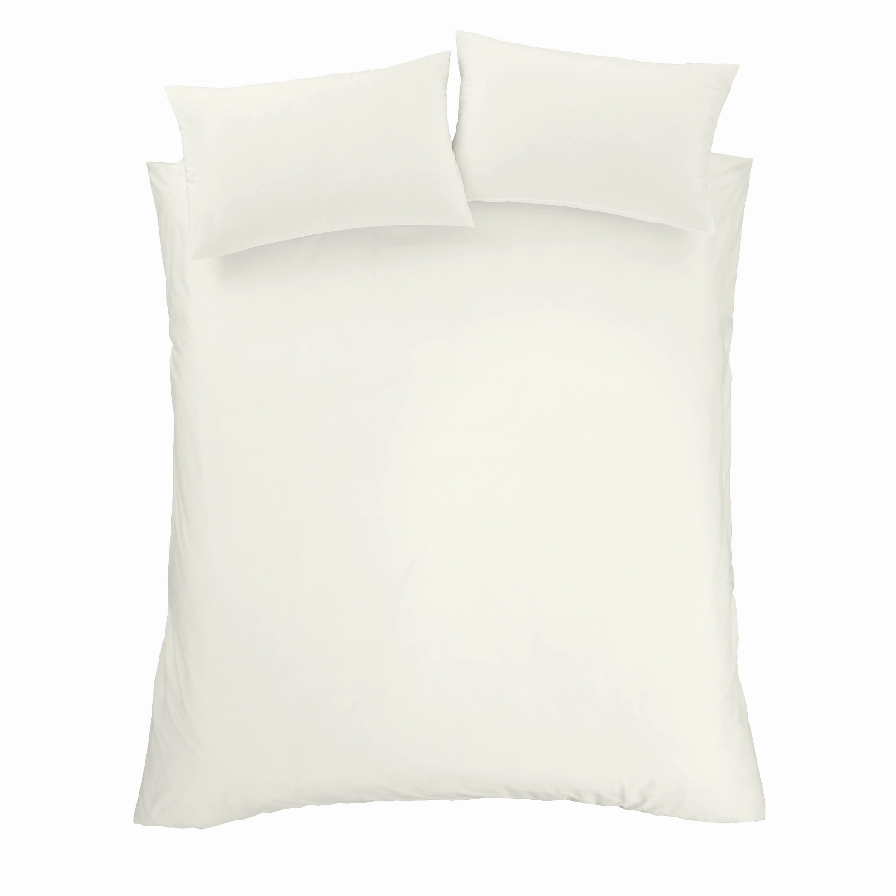 Bianca Fine Linens Bedding 180 Thread Count Egyptian Cotton Duvet Cover Set Cream