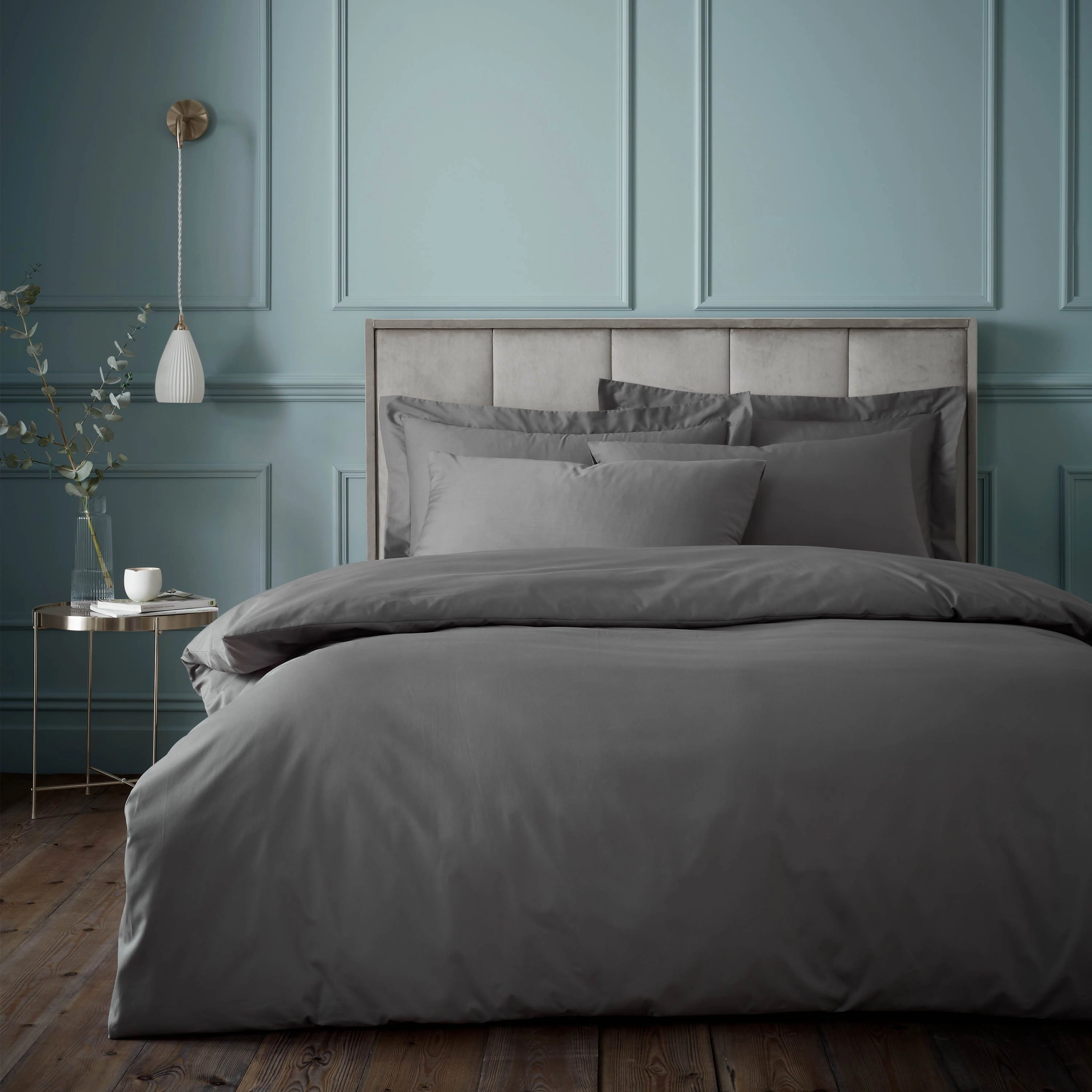 Bianca Fine Linens Bedding Egyptian Cotton Single Duvet Cover Set Charcoal Grey Bedding,luxury bedding sets