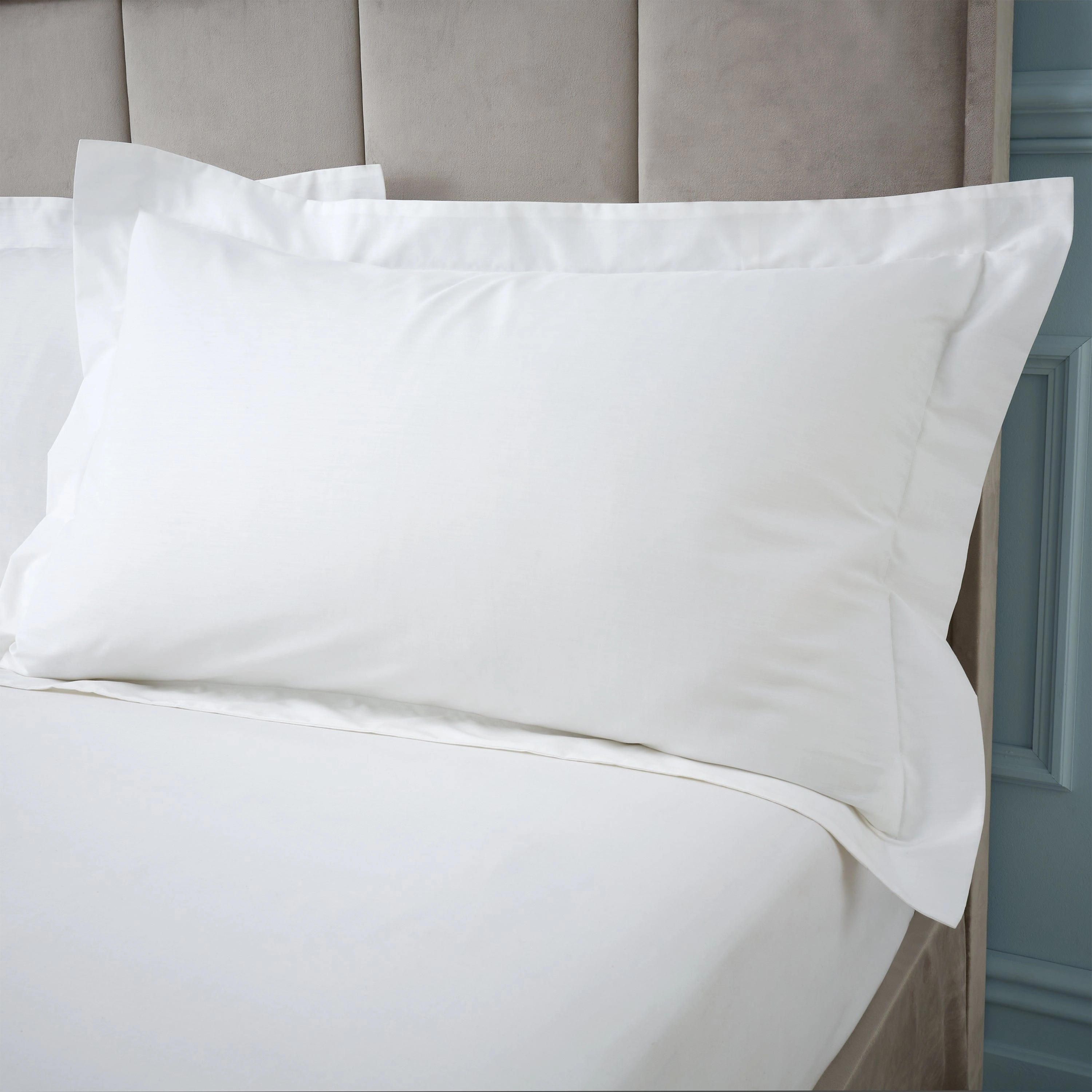 Bianca Fine Linens Egyptian Cotton 180 Thread Count Pillowcase Oxford White