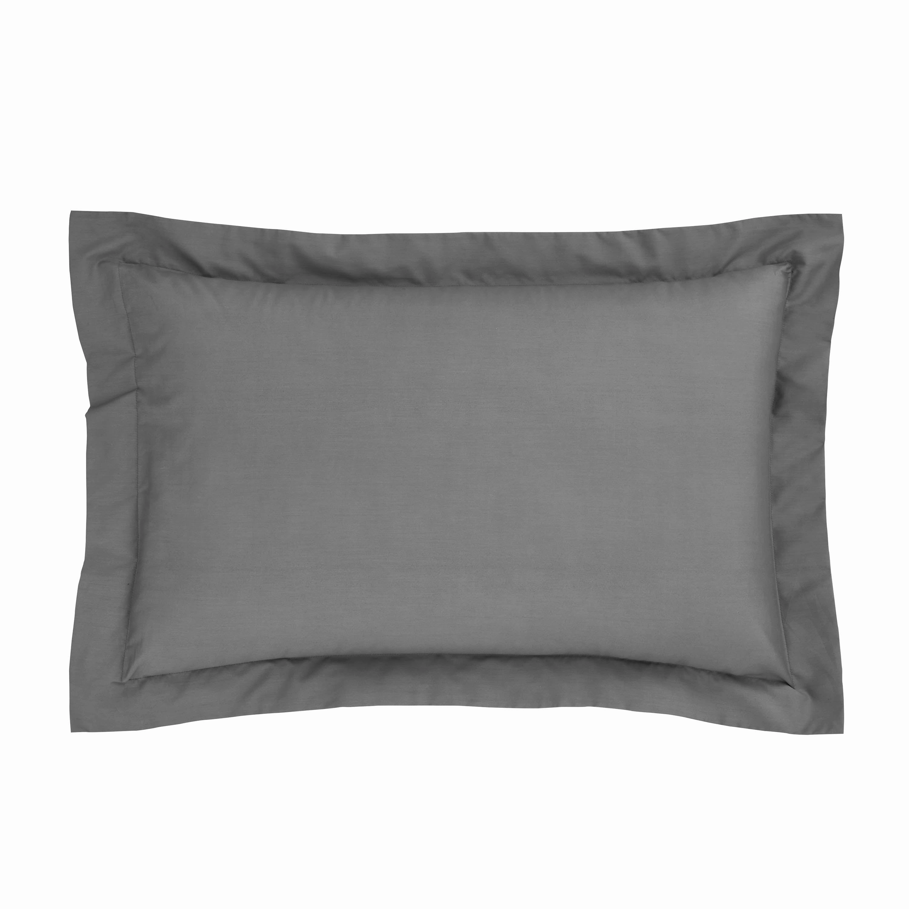 Bianca Fine Linens Egyptian Cotton Oxford 50x75cm Charcoal Grey