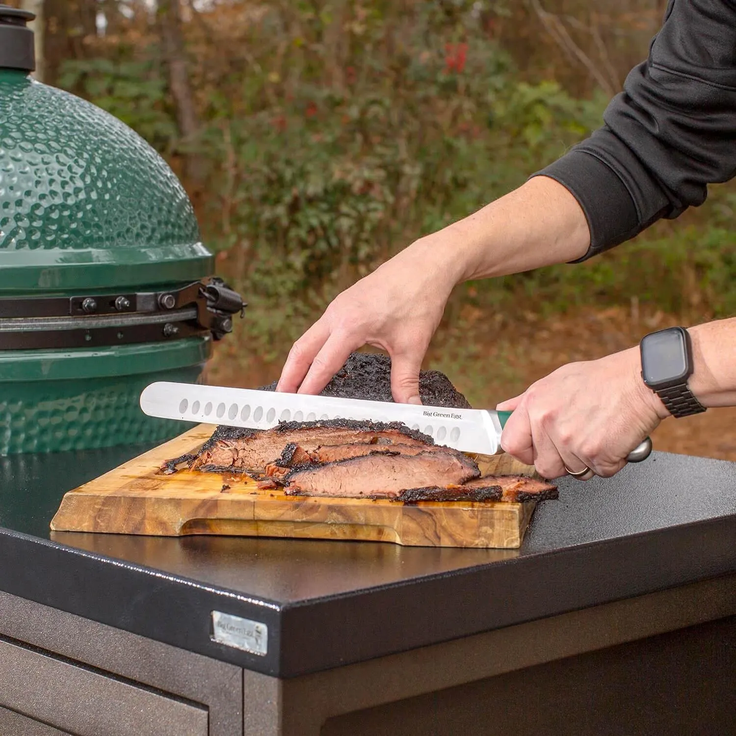 Big Green Egg 12-inch Brisket Slicing Knife with Protective Cover 128805