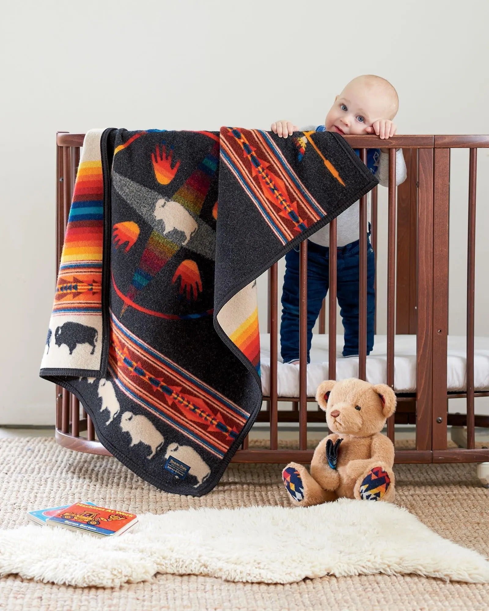 Big Medicine Circle of Life Crib Blanket