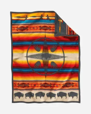 Big Medicine Circle of Life Crib Blanket bookcase, standing shelf